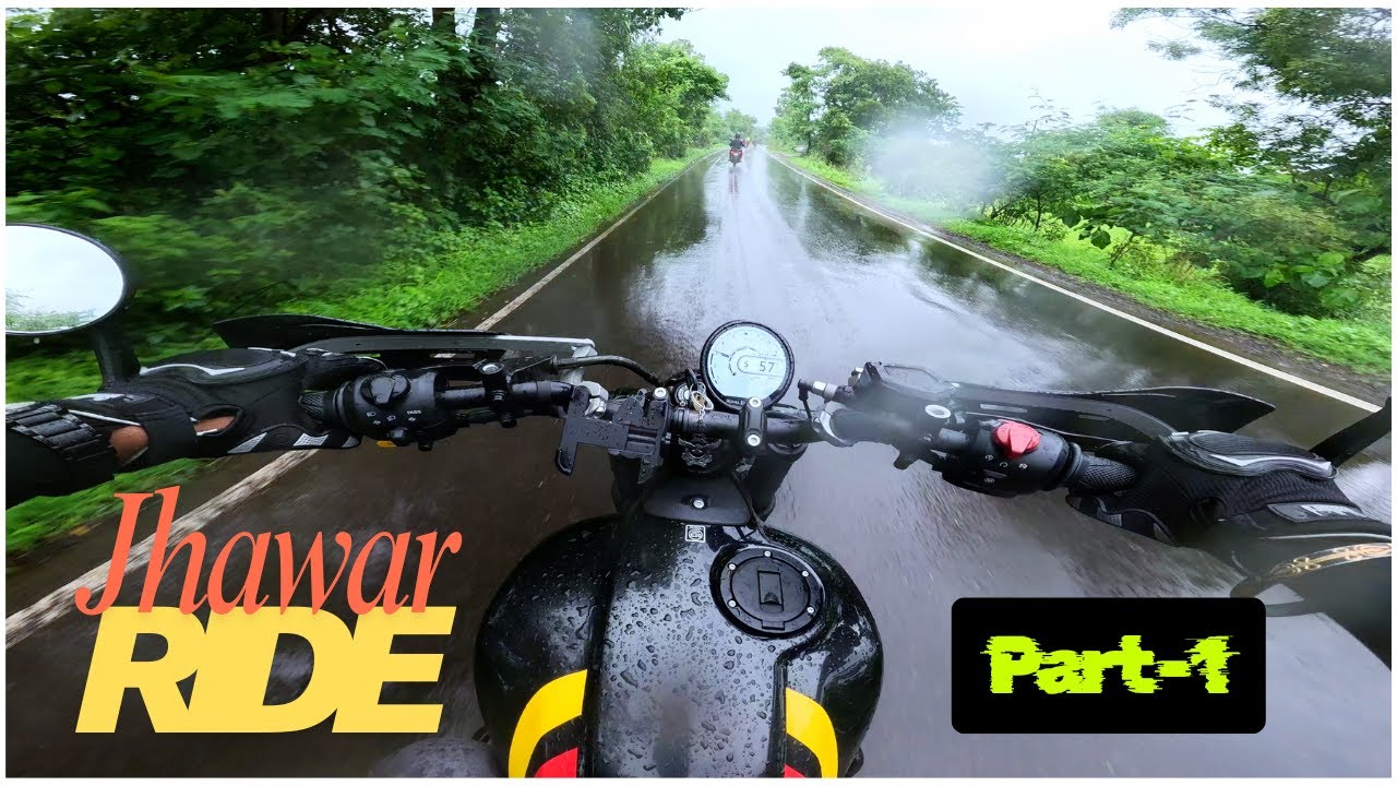 Mumbai to Jawhar Bike Ride | Scenic Monsoon Ride | Part-1 | 4K 🌧️🏍️