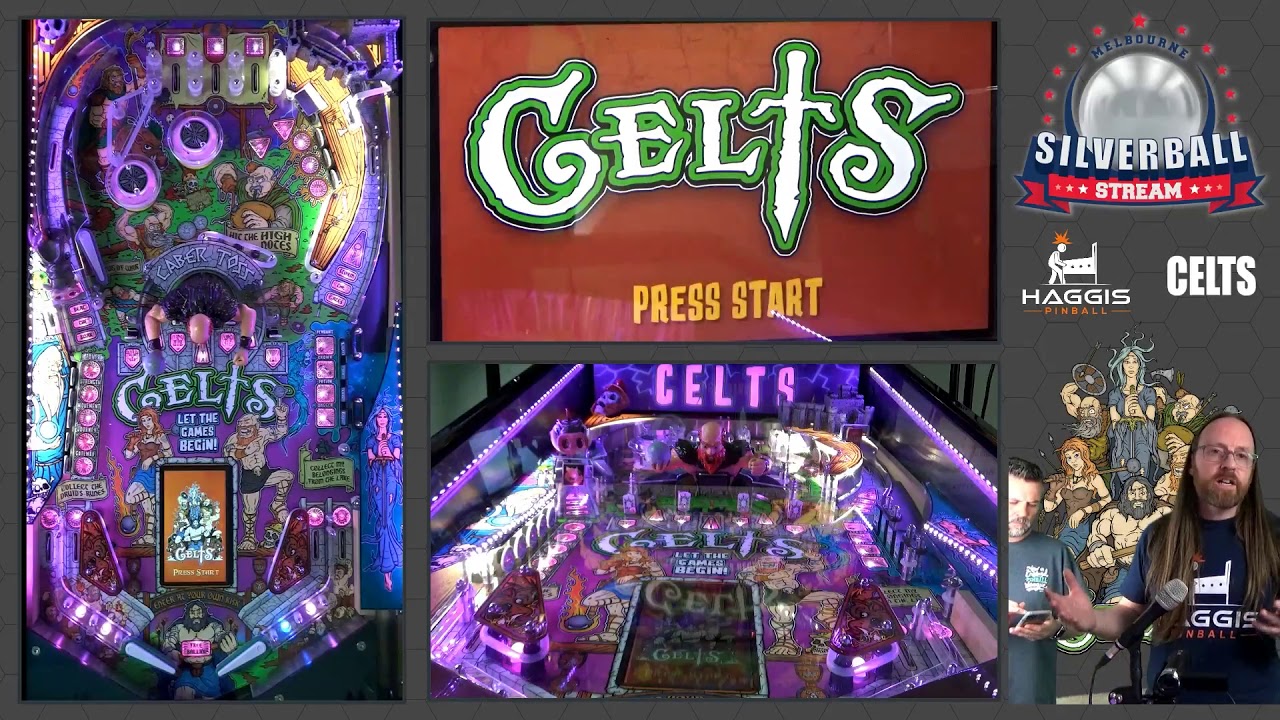 Celts from Haggis Pinball stream by Melbourne Silverball