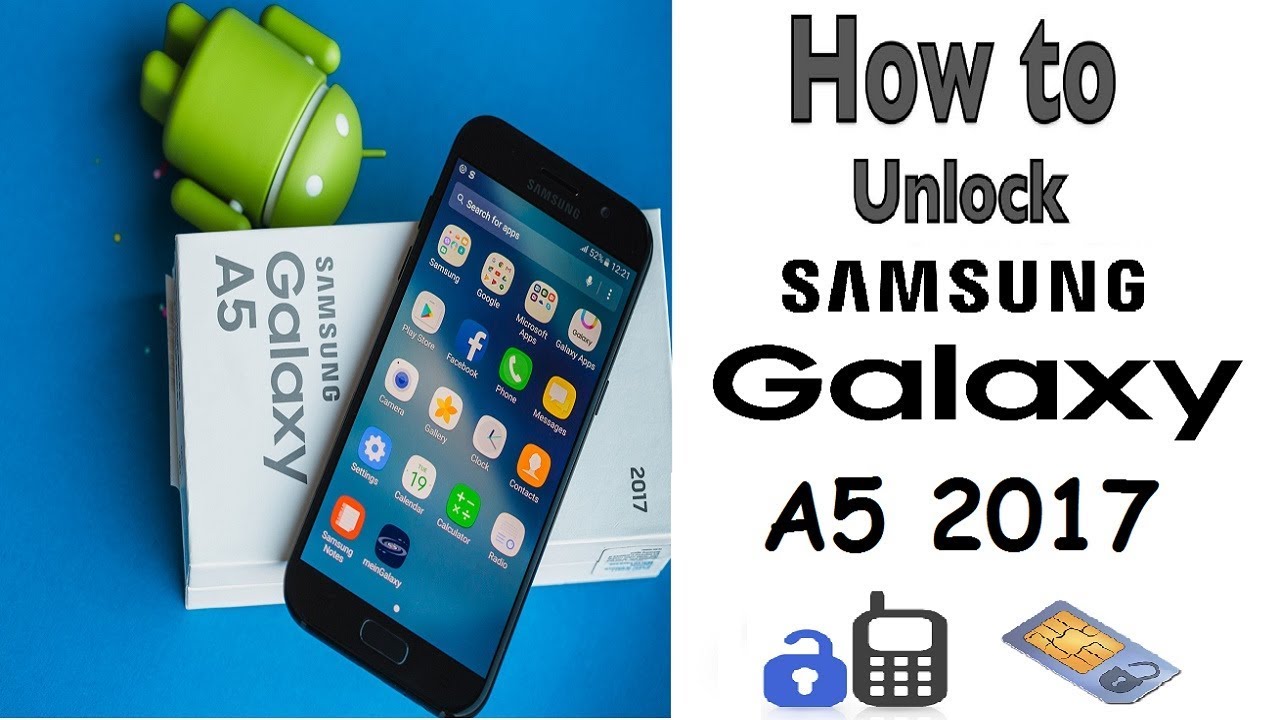 SAMSUNG GALAXY UNLOCKING A3 | A5 | A7 | A8 | A9