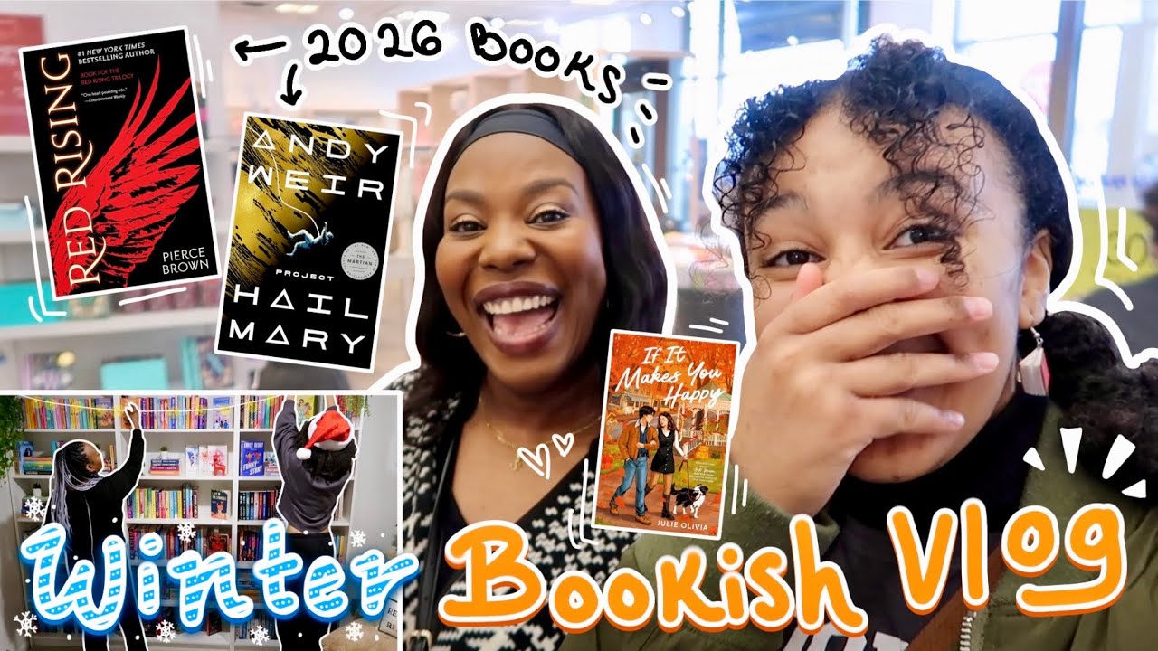 Winter Bookish Vlog ❄️📚 | Book Haul, Reading Update 📖 + END of 2025 🗓️ ♥️