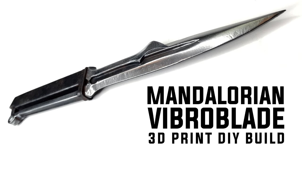 MANDALORIAN VIBROBLADE BUILD: 3D PRINT DIY