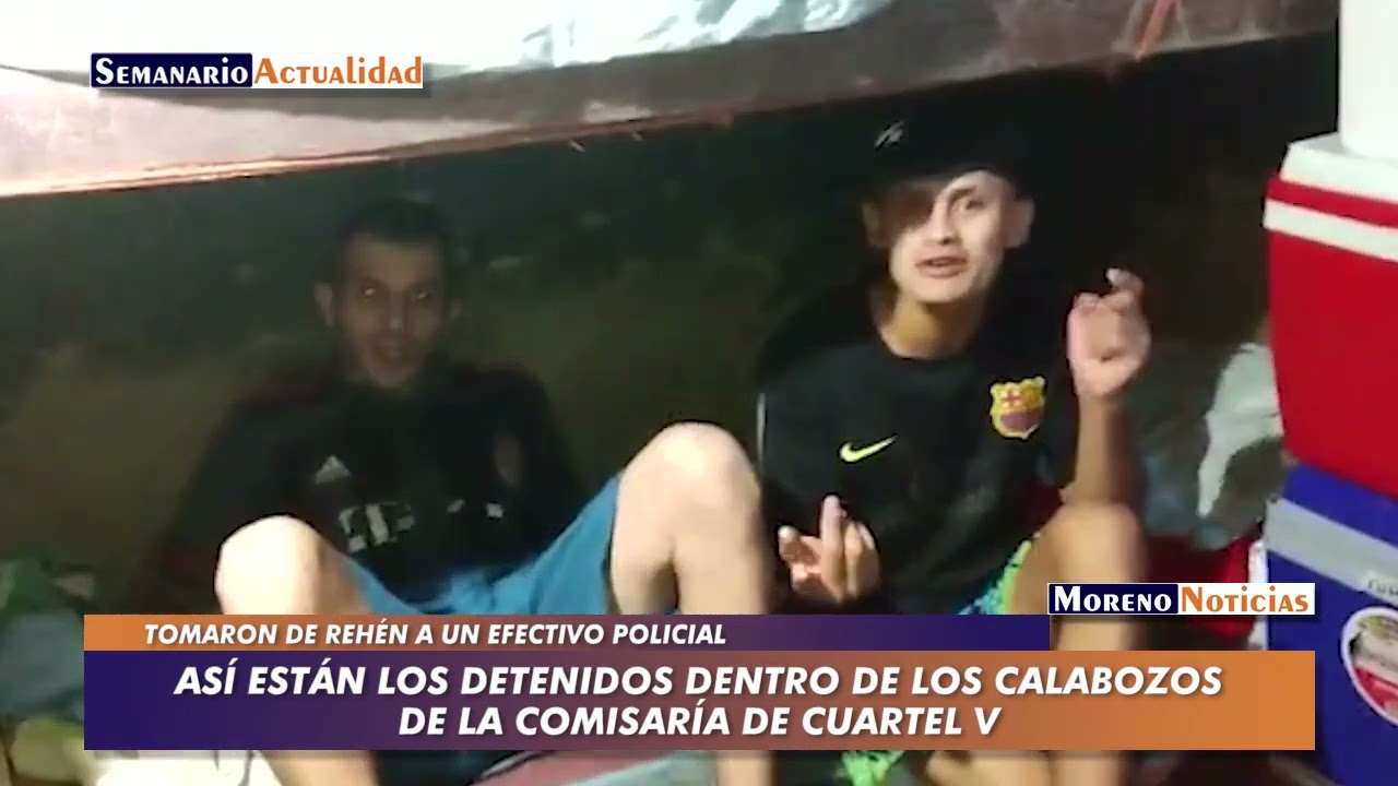 Así están los detenidos dentro de los calabozos de la comisaría de Cuartel V