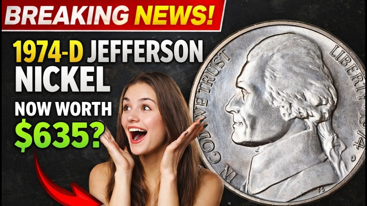 1974-D Джефферсон Никель Полные Шаги = Большие Деньги? #coinzf