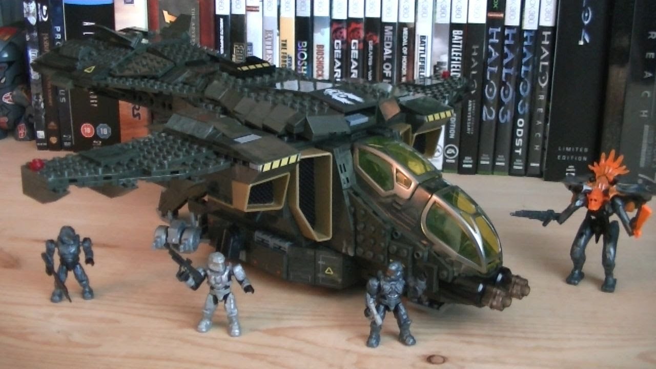 Halo Mega Bloks 97129 UNSC Pelican Gunship (Lights & Sounds) Review