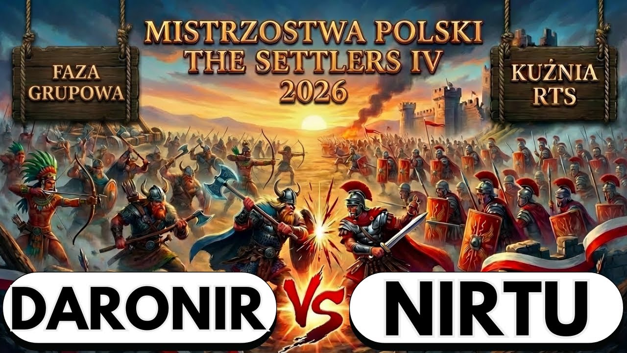 The Settlers 4 - Turniej MP Daronir vs Nirtu :)