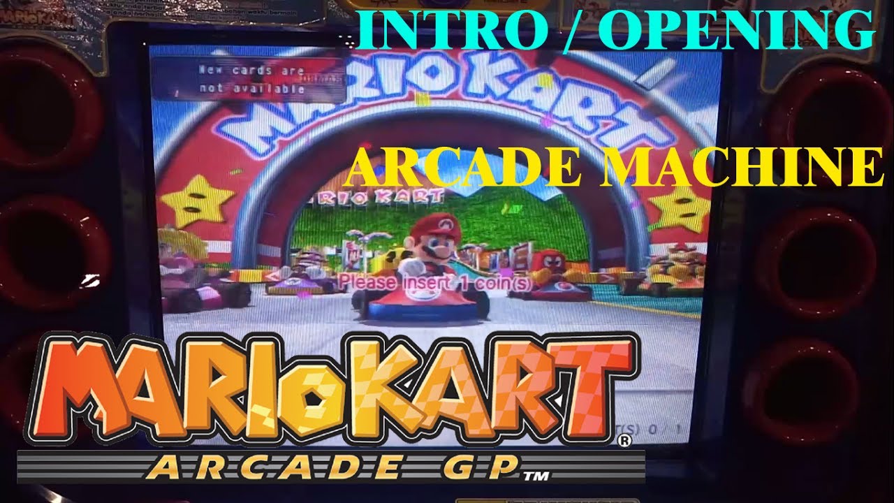 Intro / Opening Mario Kart Arcade GP (Arcade Machine), 60 Fps