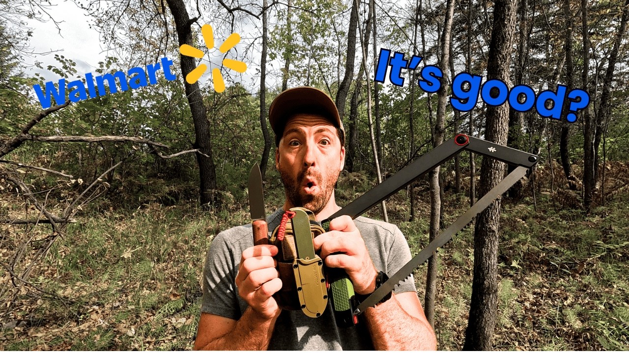Walmart’s Swiss Tech Actually Good?! Budget Bushcraft Haul. Woods Walking.🌲Fire Starting. 🔥
