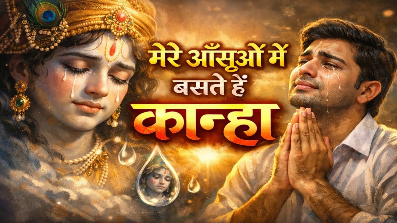 मेरे आंसुओं में बसते हैं कान्हा | Heart Touching Krishna Bhajan | Radha Krishna Song 2026