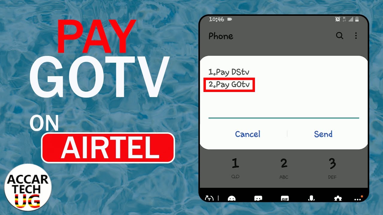 HOW TO PAY A GOTV SUBSCRIPTION ON AIRTEL