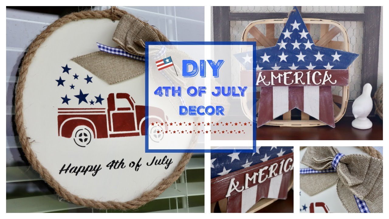 DIY 4th of July Decor | EASY & BUDGET Friendly Patriotic Decor