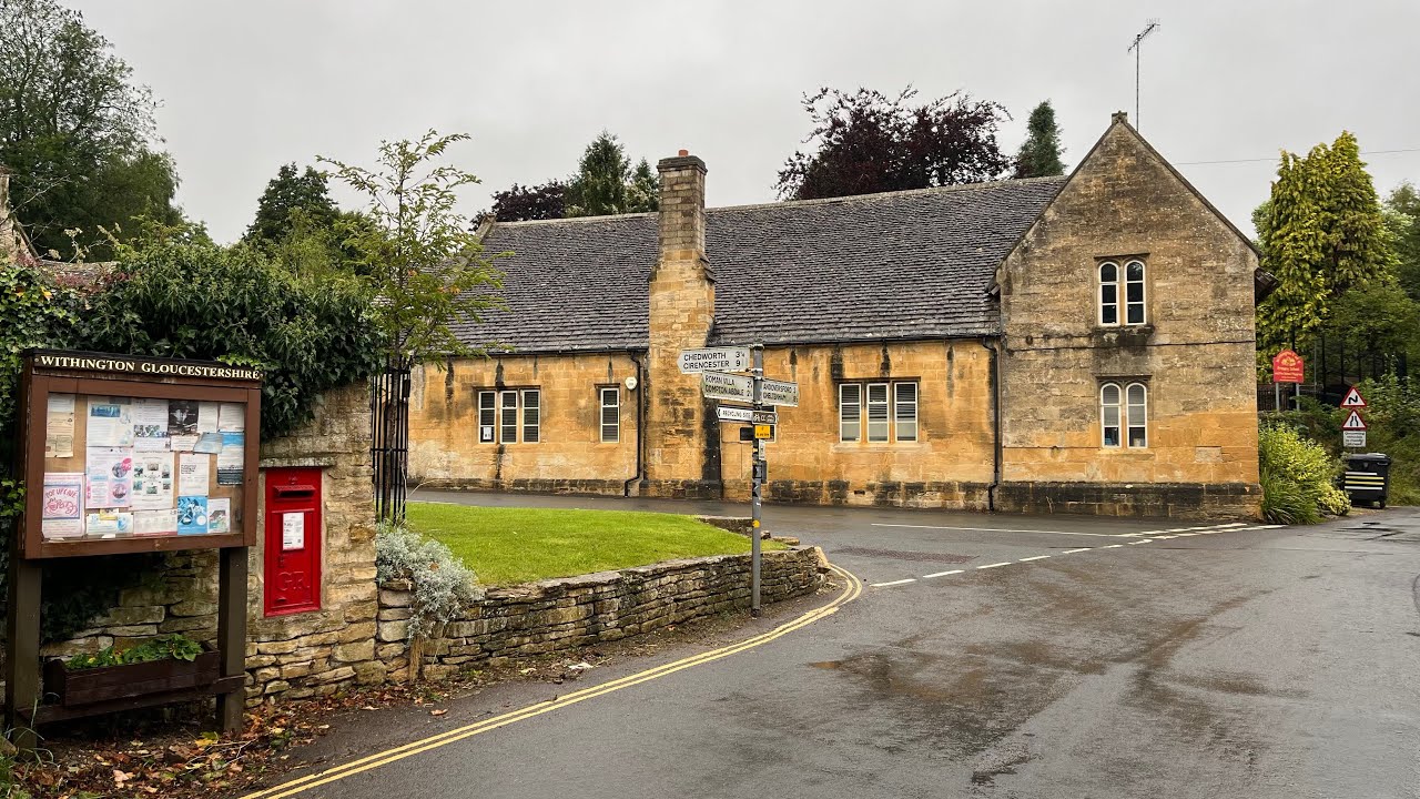 Rainy Morning Walk in the COTSWOLDS - English Countryside Village