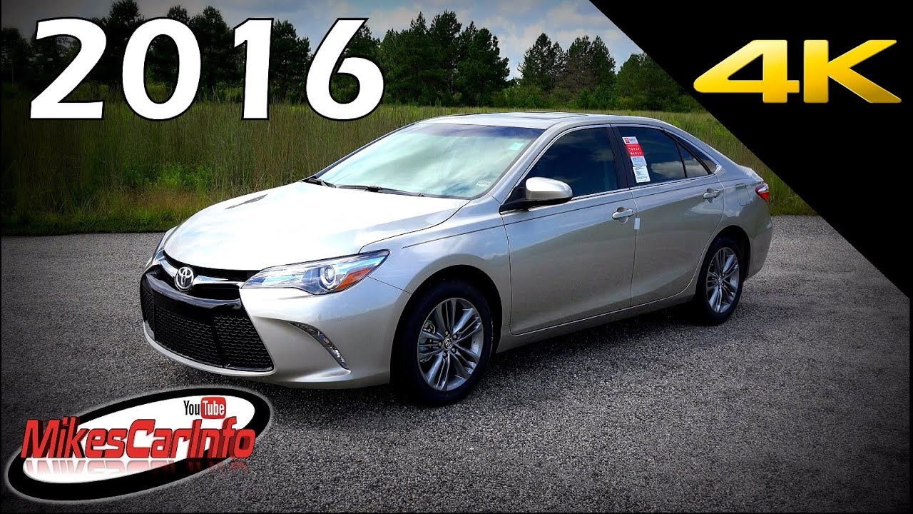 👉 2016 Toyota Camry SE - Ultimate In-Depth Look in 4K