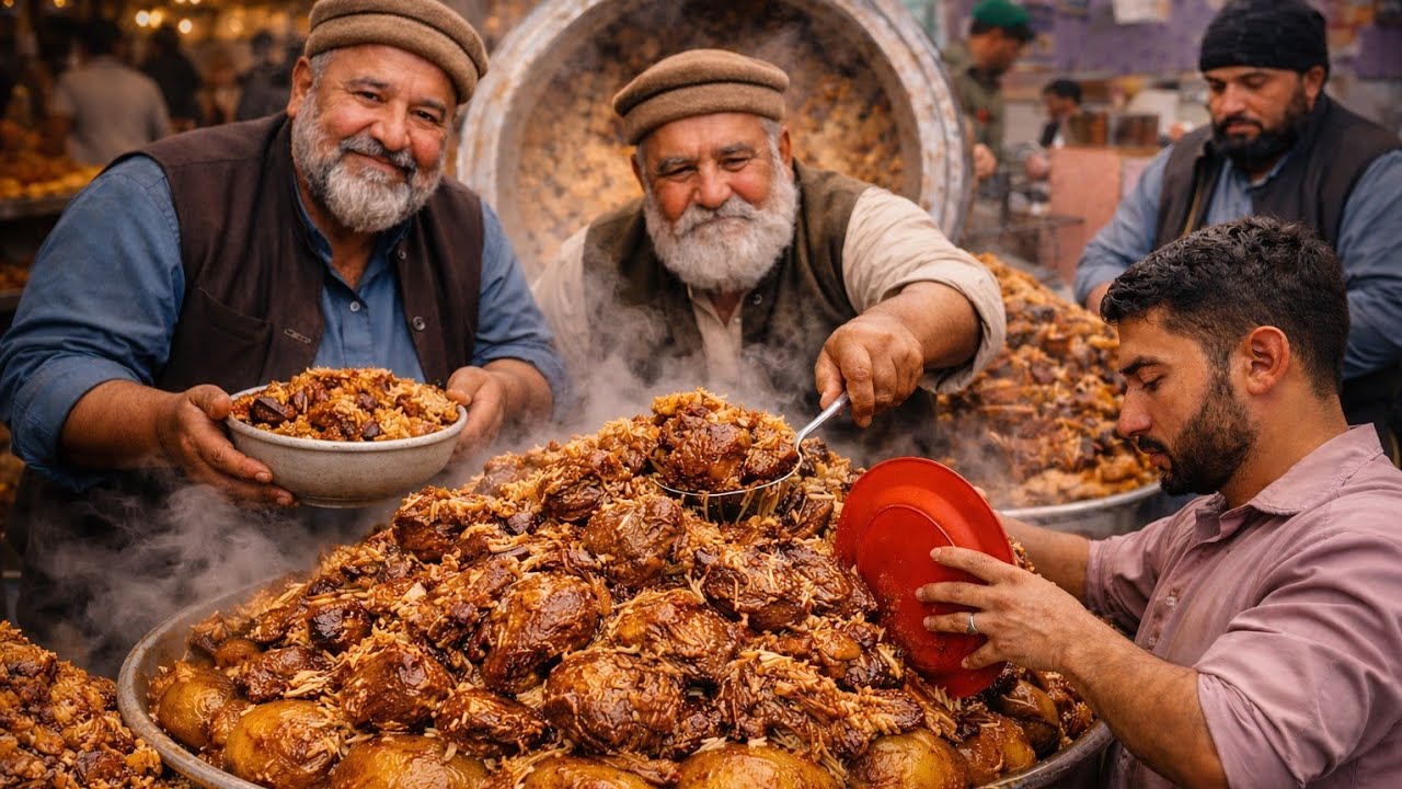 This Biryani Is UNBELIEVABLE 😍🔥 | Biggest Street Food Cooking Ever