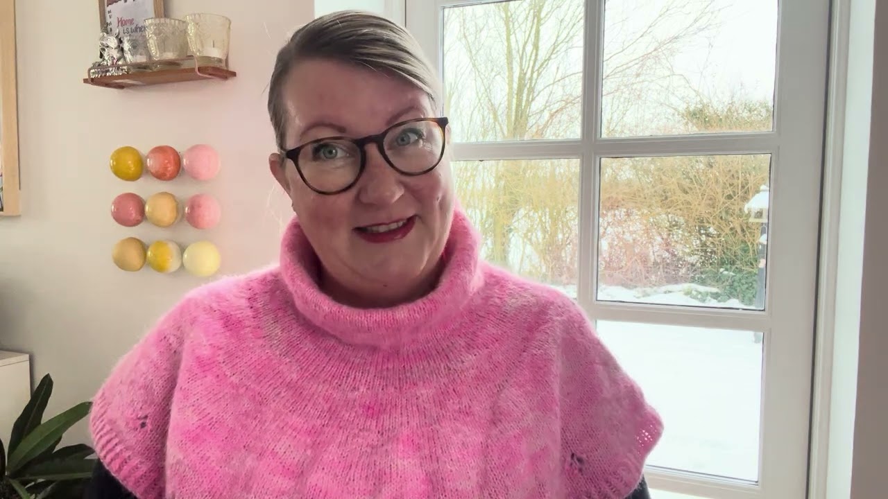 Strikkepodcast. Strik med Nille ep 106. Varme sweatre, tæppestrik, fastelavnsboller og en masse snak