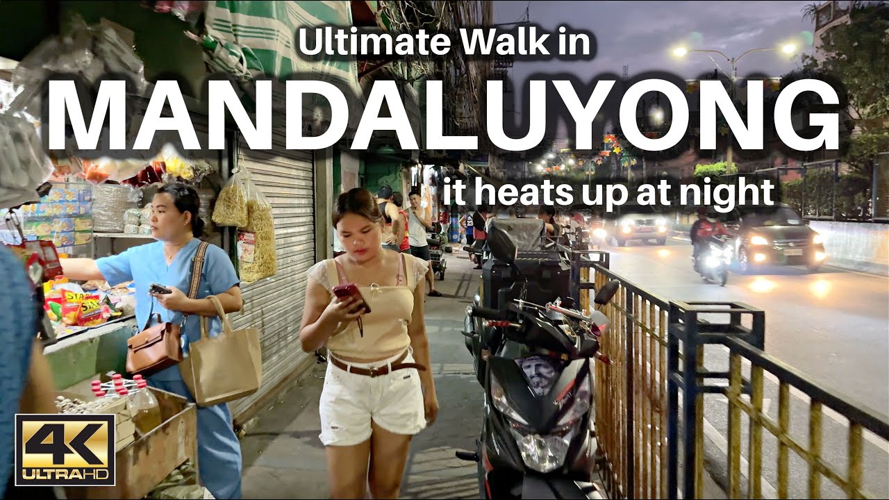 Ultimate Walk in Mandaluyong Metro Manila Philippines [4K]
