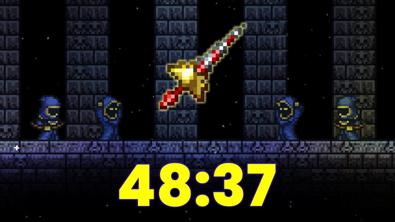 Terraria - Classic Moon Lord Speedrun in 50 Minutes (Random Seed, NMA) [FWR]