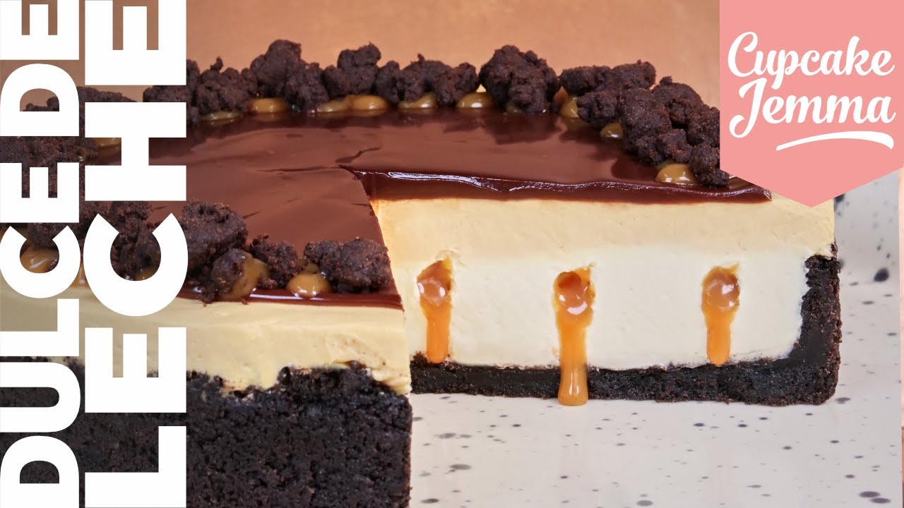 Decadent Dulce de Leche Cheesecake Recipe | Cupcake Jemma