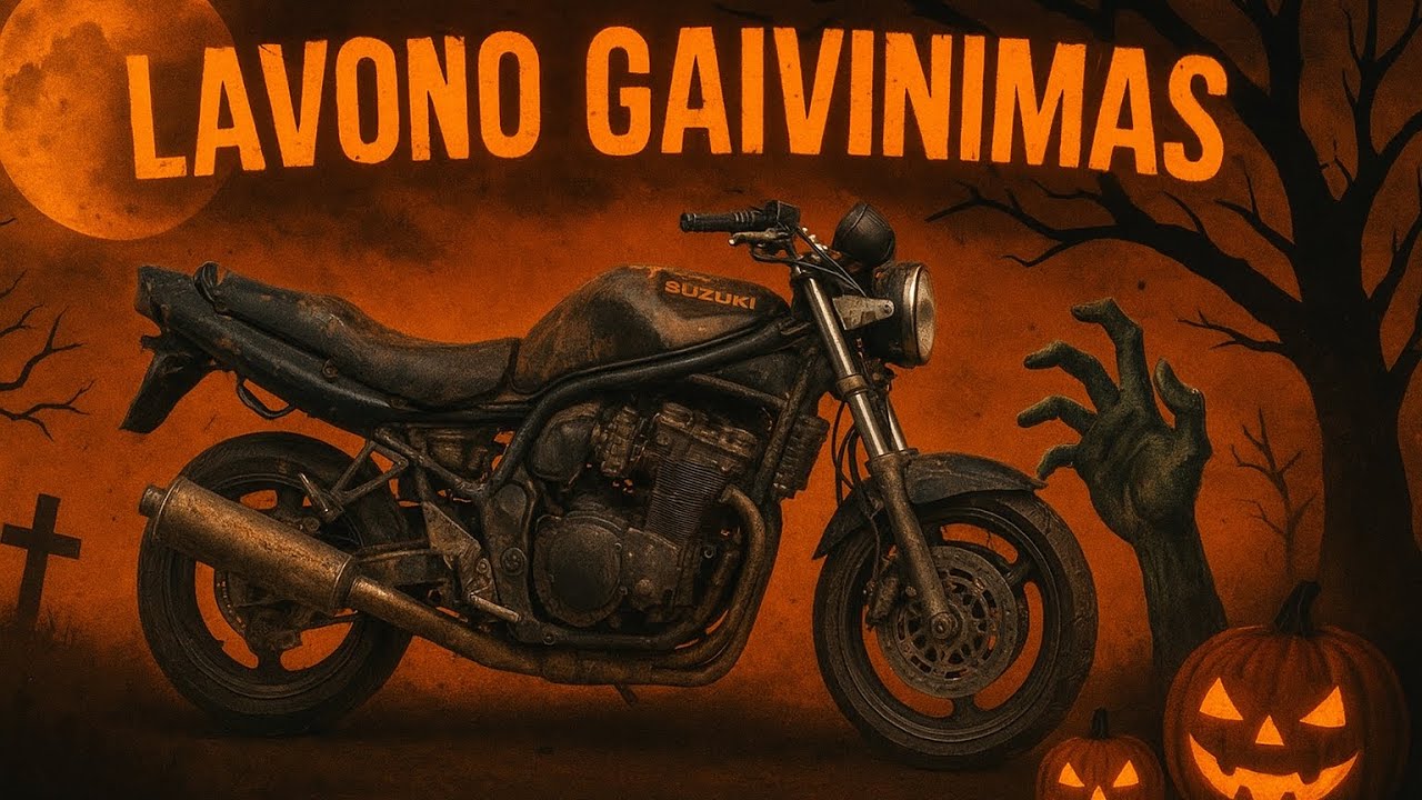 Lavono gaivinimas.  Suzuki gsf600 k1