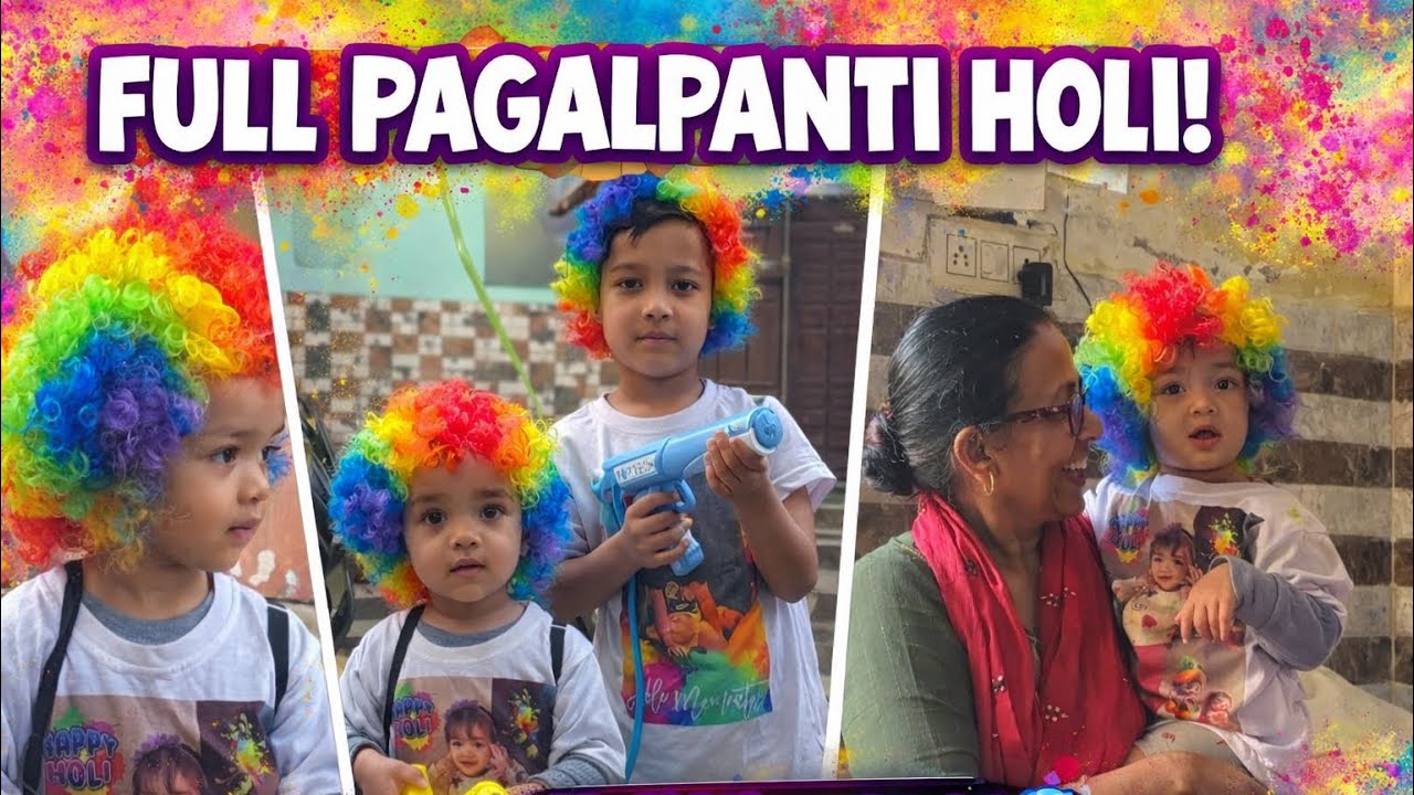 Iss Baar Ki Holi Ho Gayi Full Pagalpanti! 😆🌈 | Holi Vlog 2026 #vlog #dailyvlog #viralvideo #trending