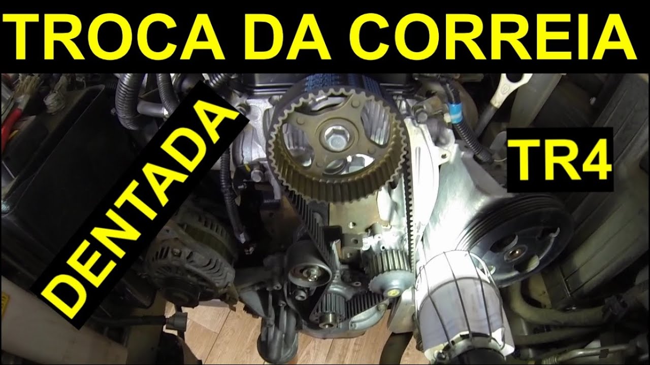 Troca da correia dentada Pajero TR4
