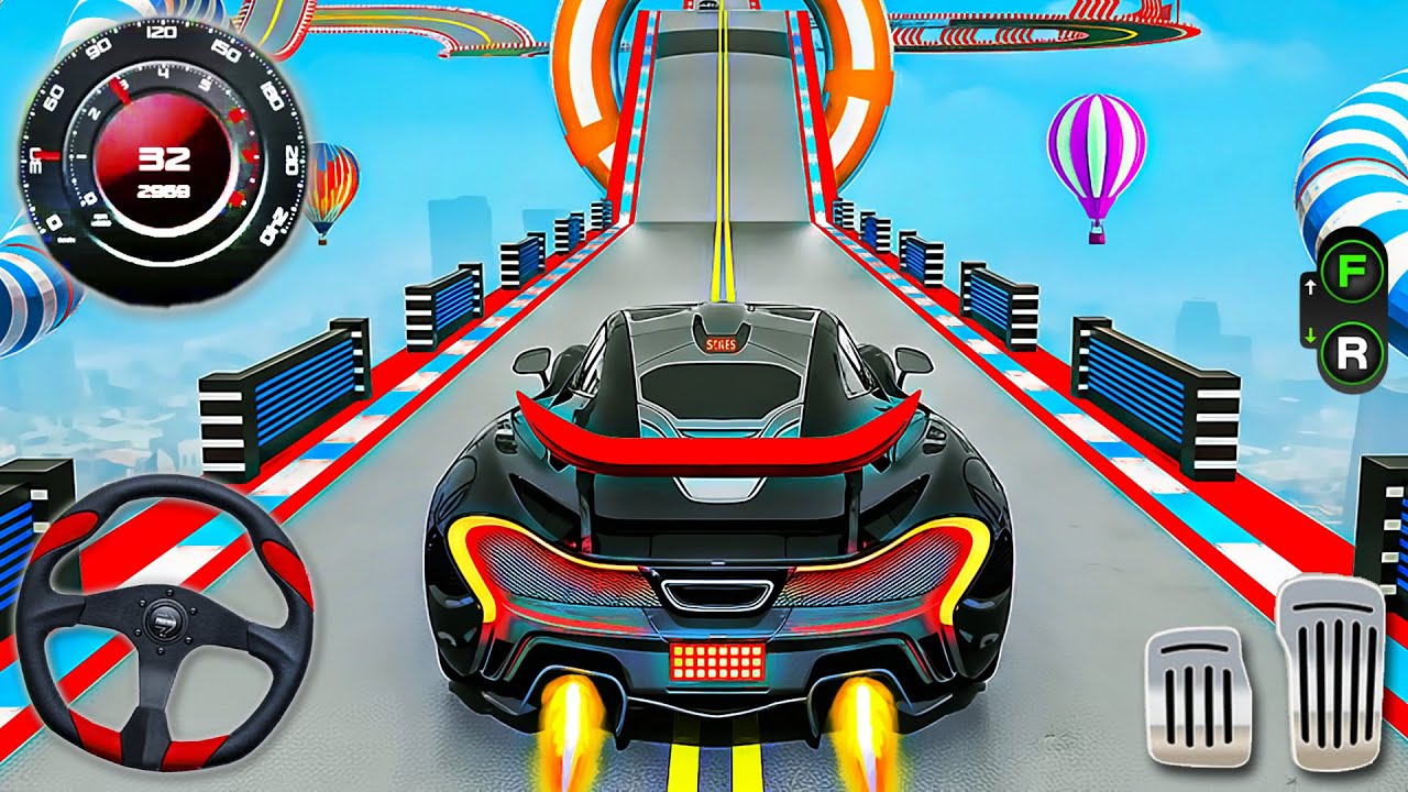 Mega Ramp Ultimate Stunts - GT Impossible Sport Car Racing - Android GamePlay