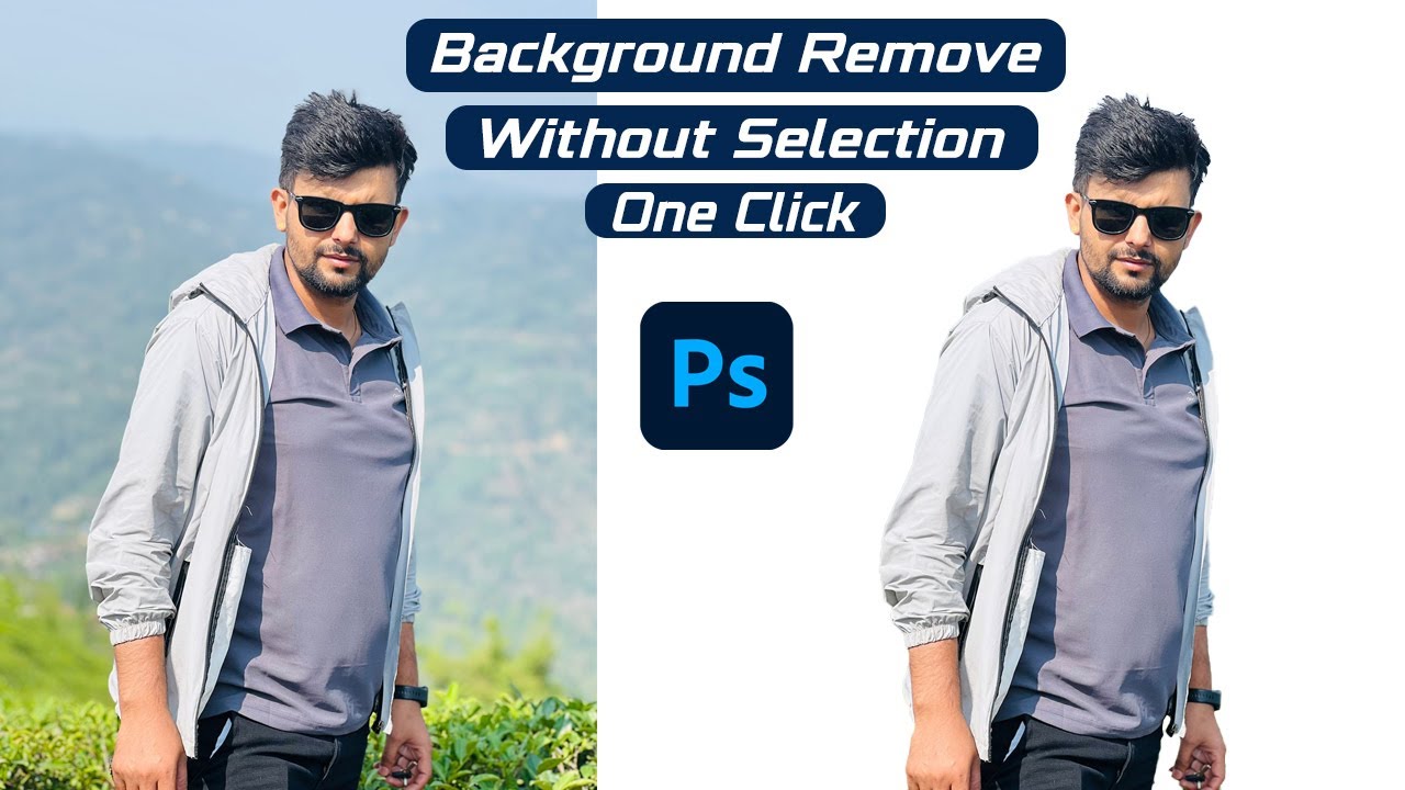 Background remove without selection | Photoshop tutorial