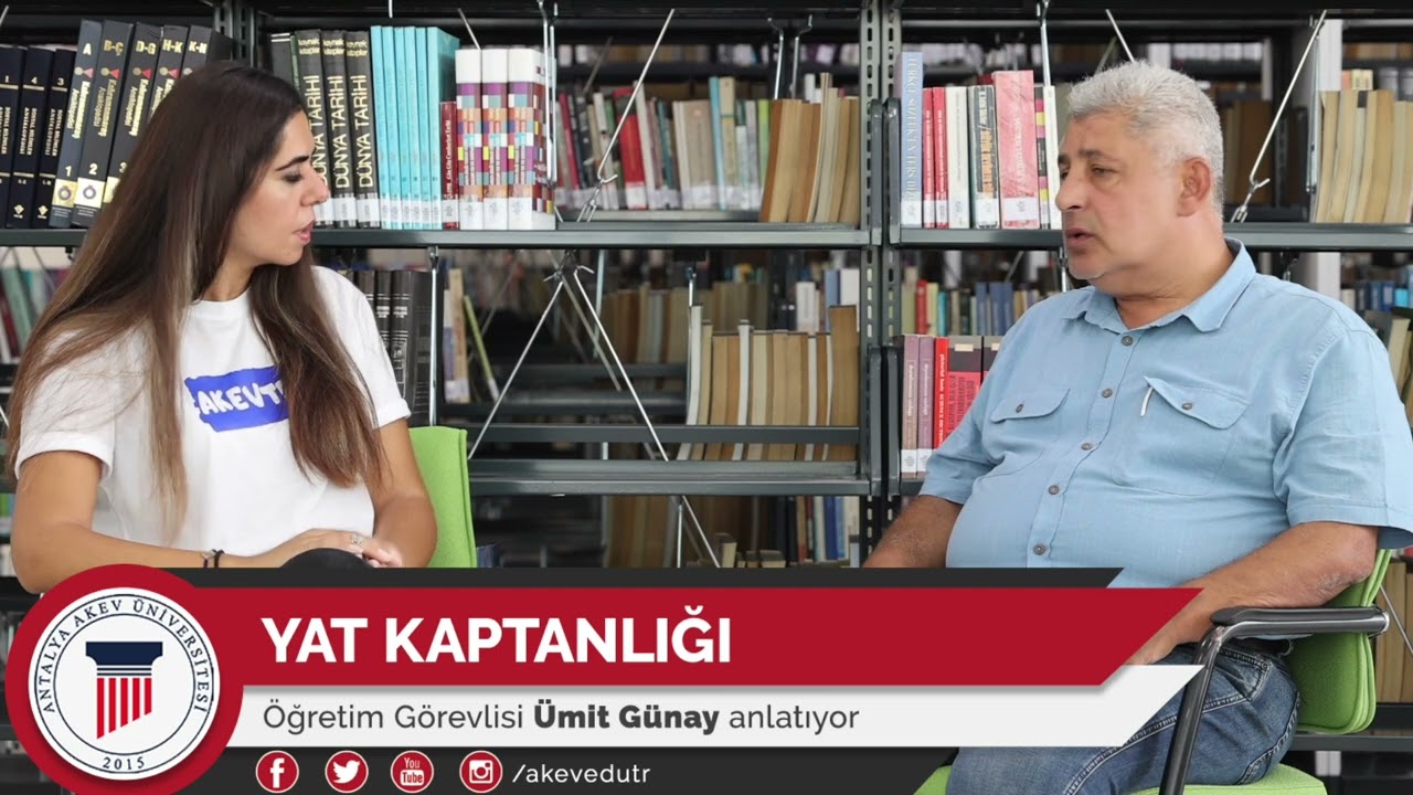 Yat Kaptanlığı programı / Öğr. Görevlisi Ümit Günay anlatıyor