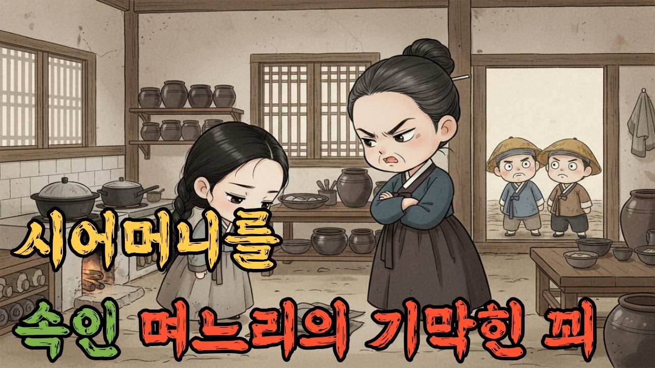 시어머니를 속인 며느리의 꾀… 조선이 발칵 뒤집힌 이유 야담 민담 옛날 이야기 전설 설화 오디오북
