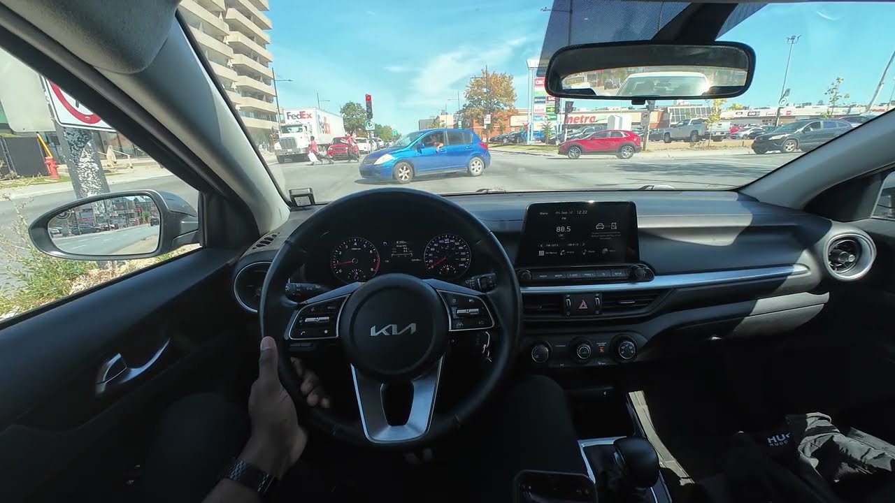ASMR POV Drive | 2023 Kia Forte5 | School to Home (Evening, Real Time)