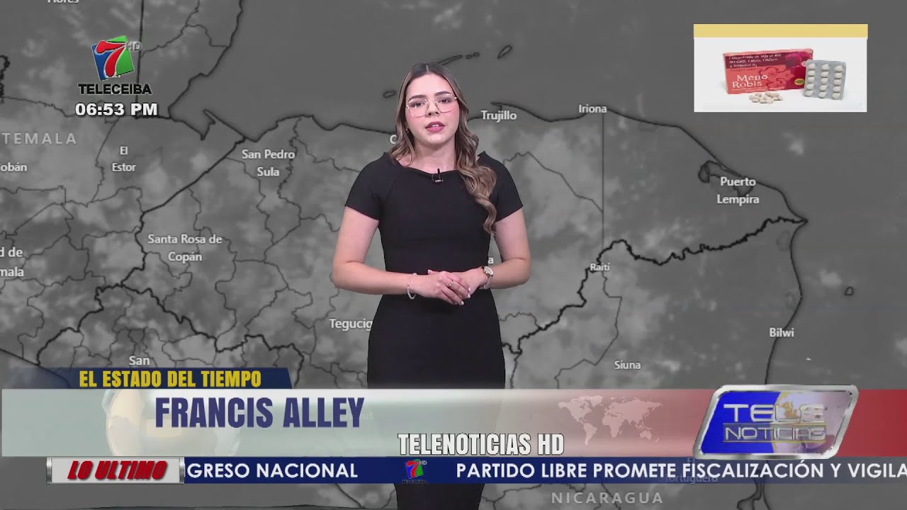 🌤️ | El estado del tiempo para las próximas horas en Honduras.