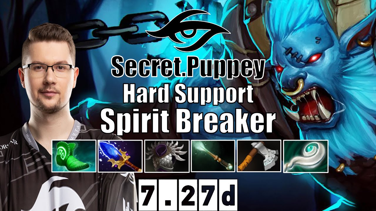 Spirit Breaker | Secret.Puppey | Hard Support Spirit Breaker | 7.27d Gameplay Highlights
