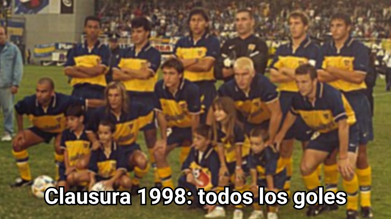 Todos los goles de Boca en el Torneo Clausura 1998