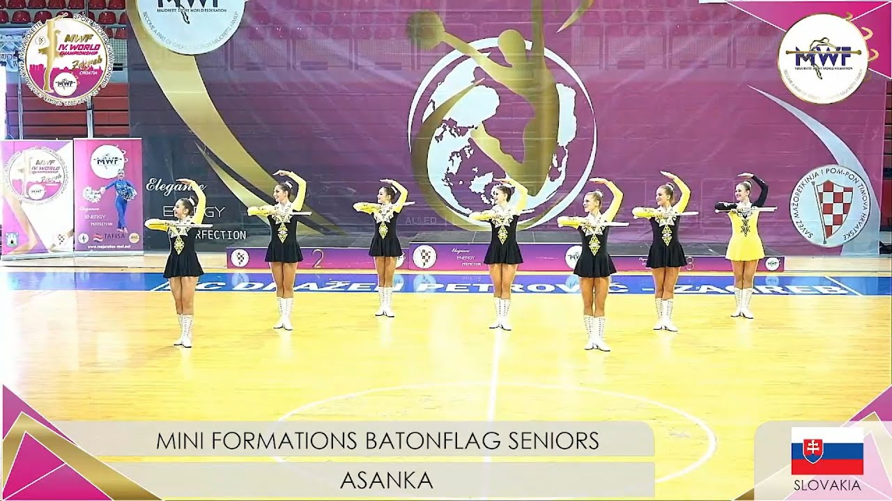 MS Mažoretiek Zagreb 2022 - MINI FORMATIONS BATON FLAG SENIORS