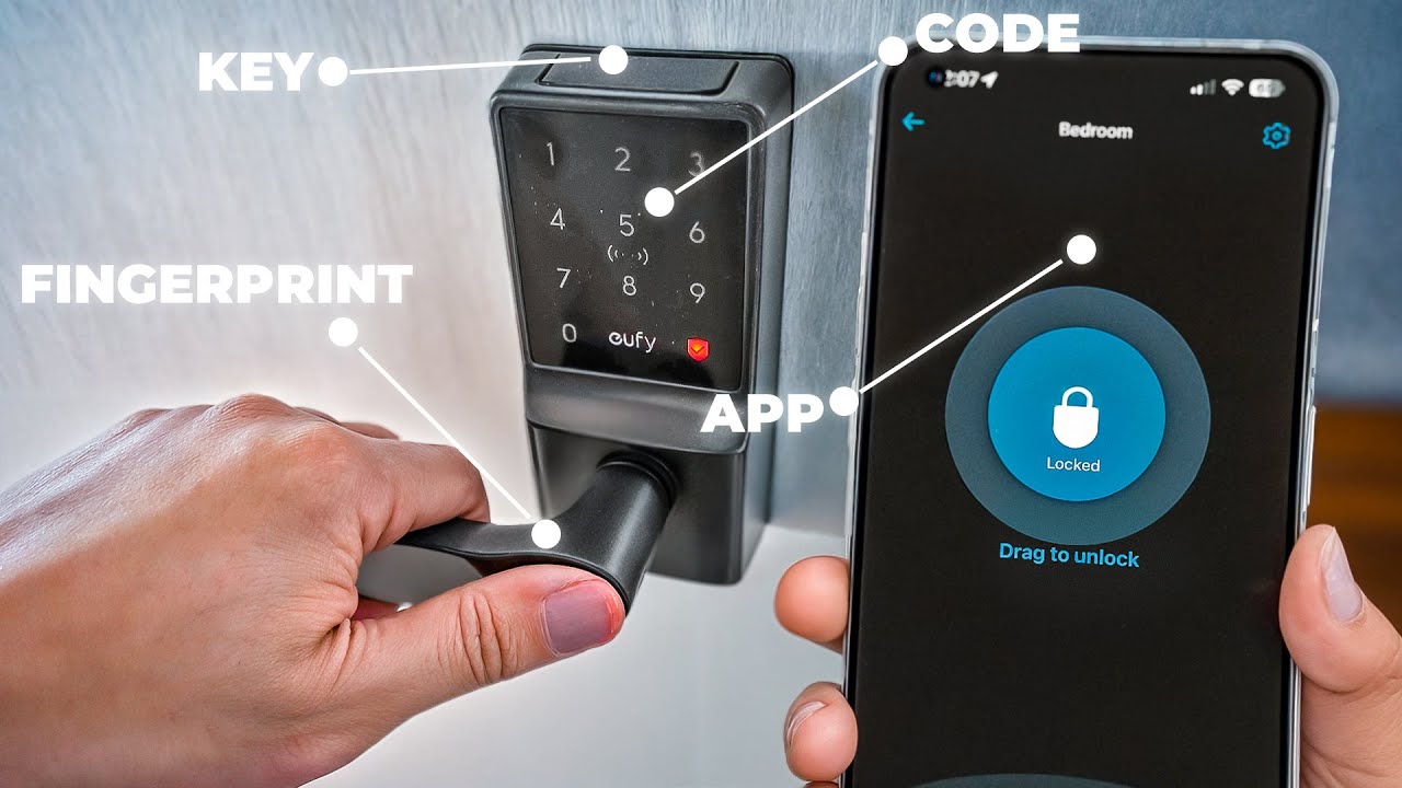 Open your Door 7 different ways - Eufy C33 Smart Lock