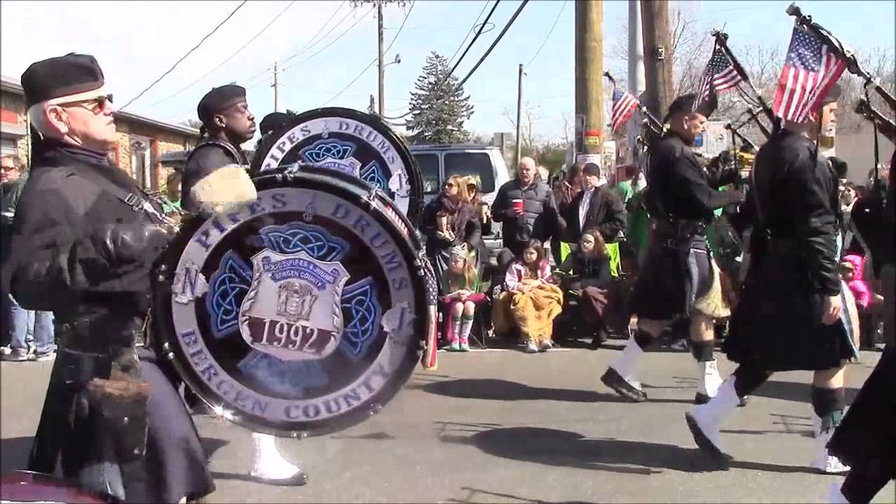 St Patricks Day Parade Pearl River NY 2016 Most Of The Pipers