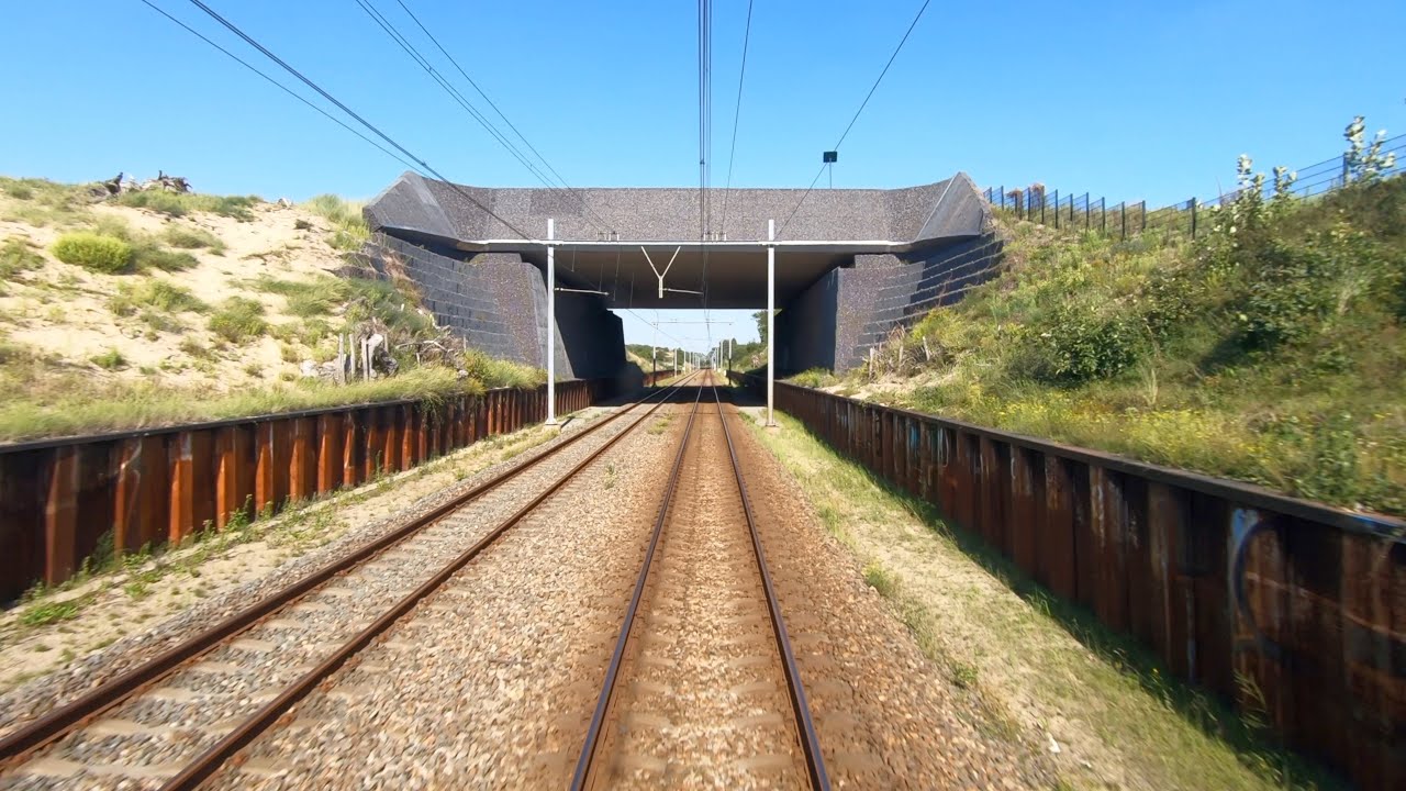 Sunseekers train from Zandvoort - Amsterdam CABVIEW HOLLAND SNG 7aug 2020