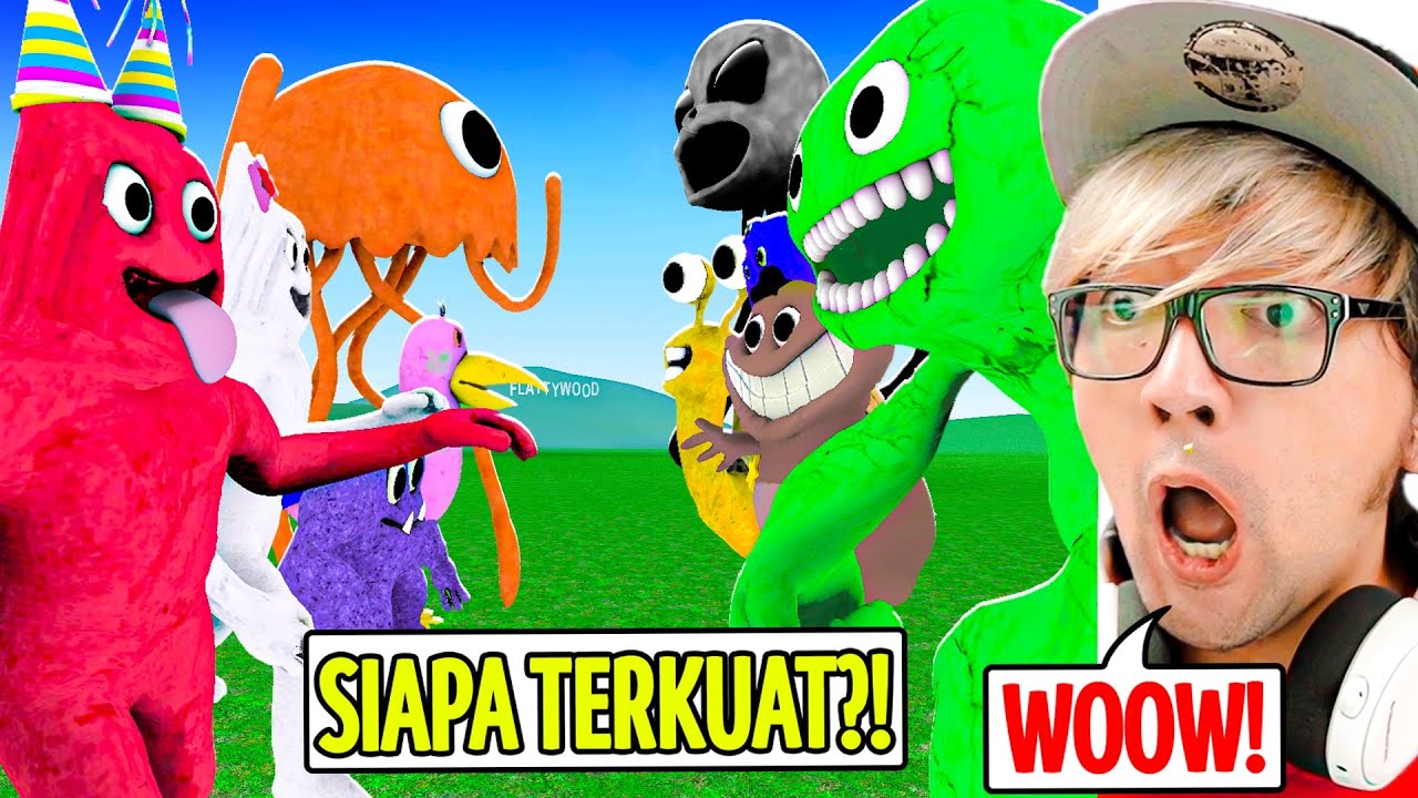 BANG CUPU JUMPA BATTLE MONSTER GARTEN OF BANBAN!! SIAPA TERKUAT?! (Gmod)