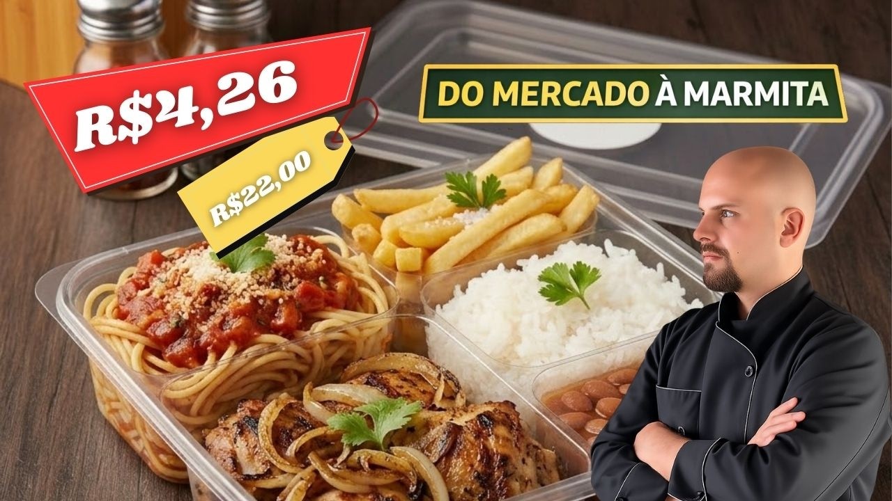 Como Valorizar a Marmita de R$ 4,26: Sobrecoxa Acebolada e Batata Frita | EP 25