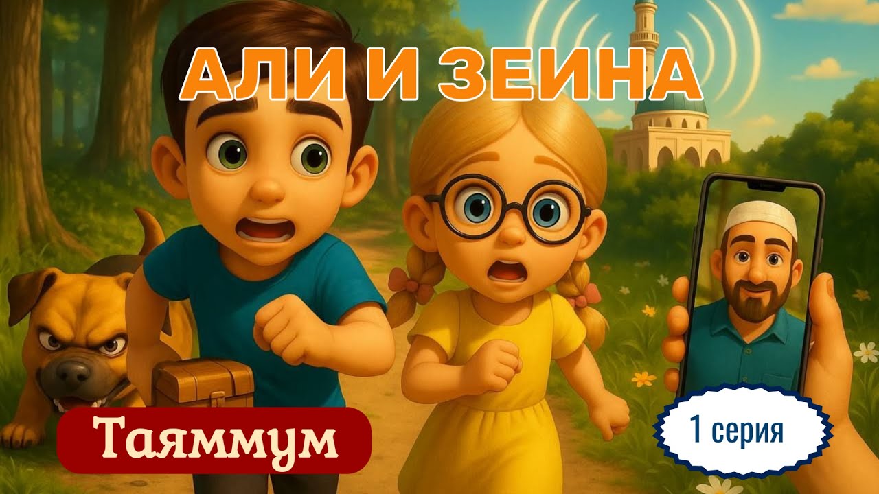 Исламские мультики для детей. Али и Зейна - 1 серия. Омовение без воды