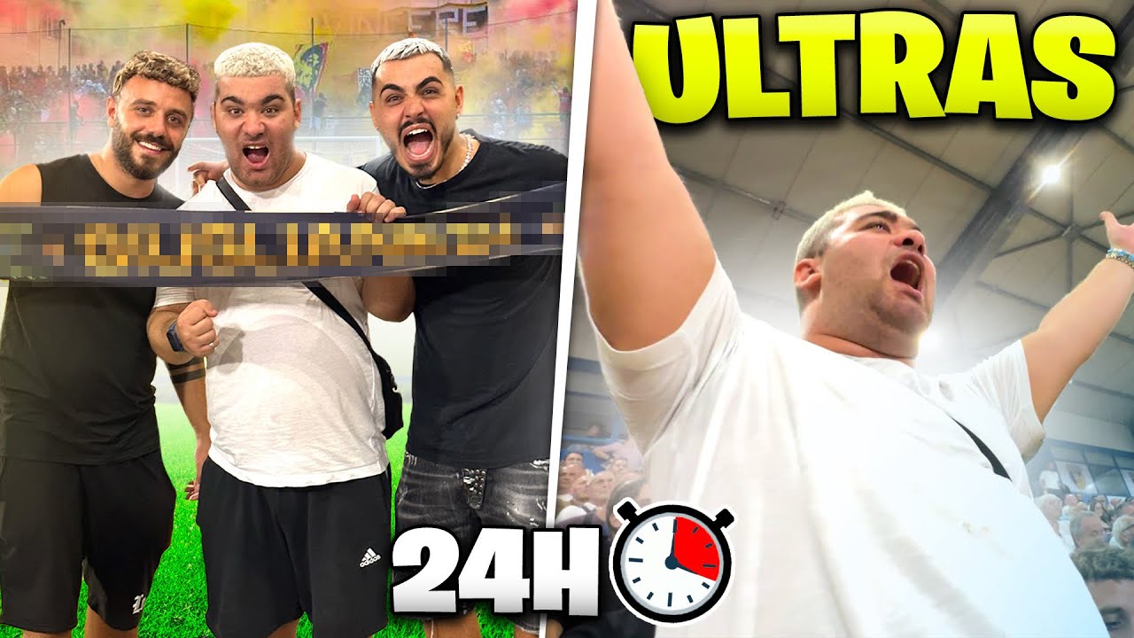 🗣️ ANDREA diventa CAPO ULTRAS di una SQUADRA di CALCIO per 24 ORE! 🕛