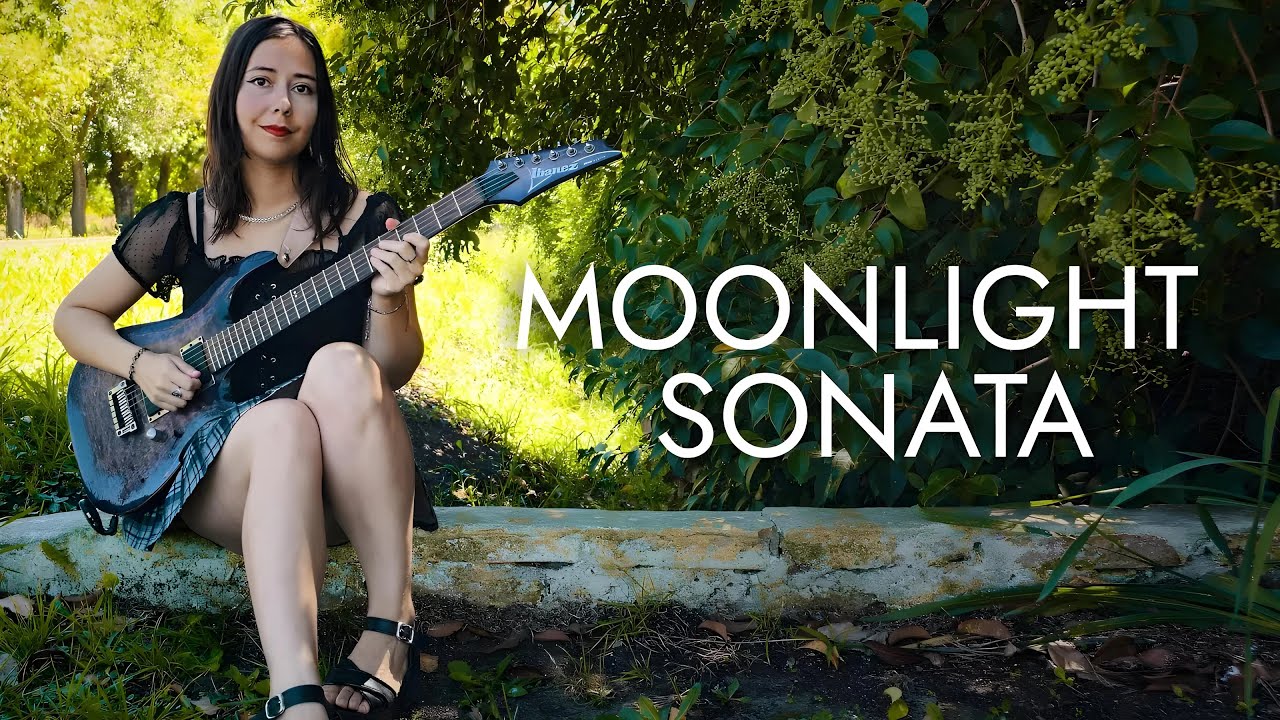 Ludwig Van Beethoven - Moonlight Sonata (3rd movement) | Juliana Wilson Cover 🎸