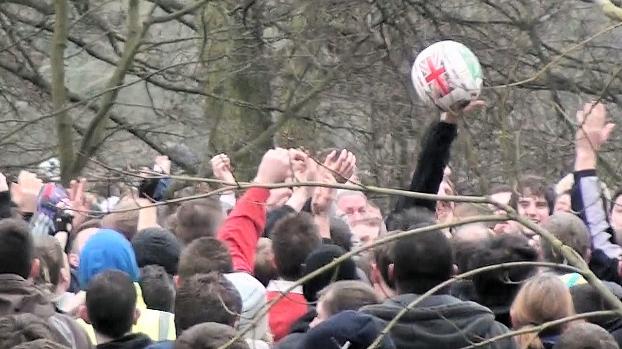 Ashbourne Shrovetide Football 2013, Tuesday 12th February - Part 5 of  6