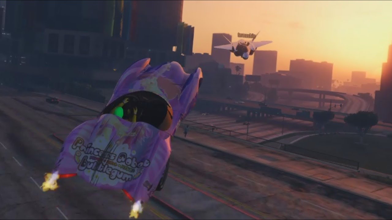 GTA 5 - Scramjet VS F-160 Raiju Goes Wrong