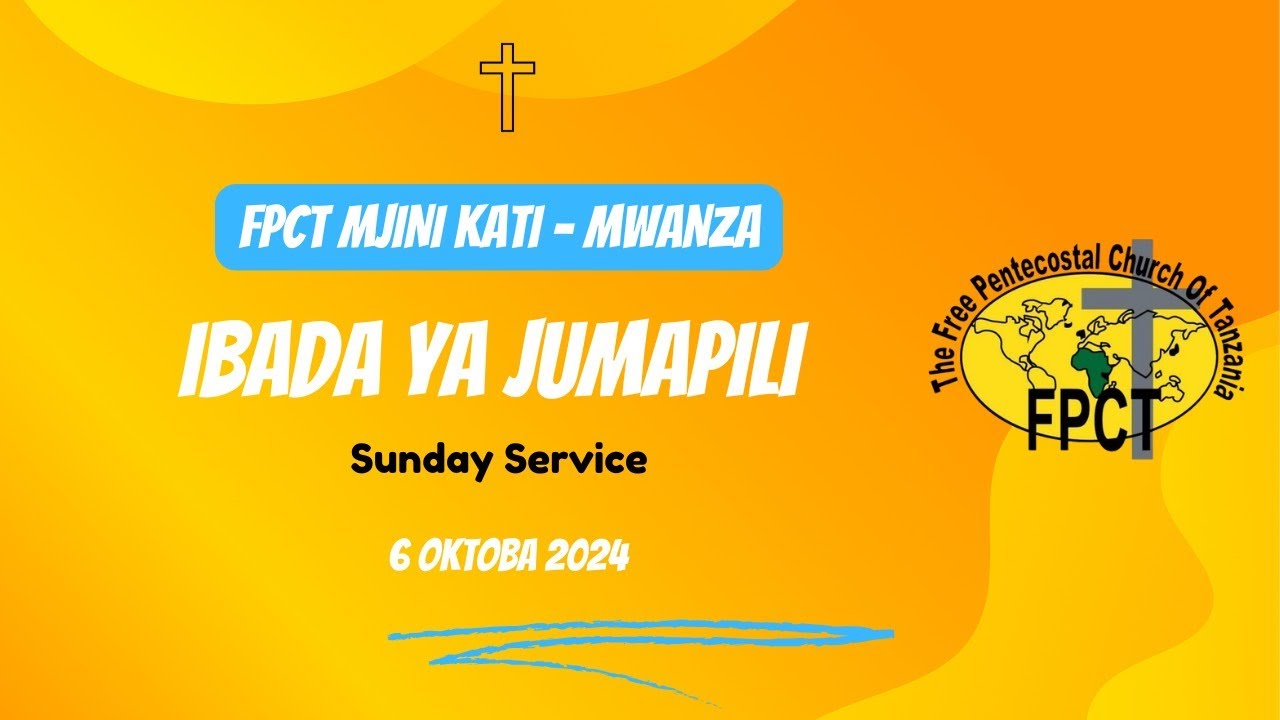 🔴 LIVE | FPCT MJINI KATI  IBADA KUU | 6 october 2024 | LIVE SERVICE