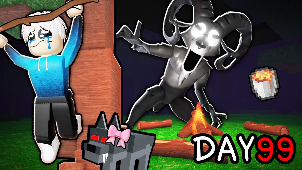 ยากขึ้นทุกคืน 99คืน🐐👎😰Roblox 99 Nights in the Forest