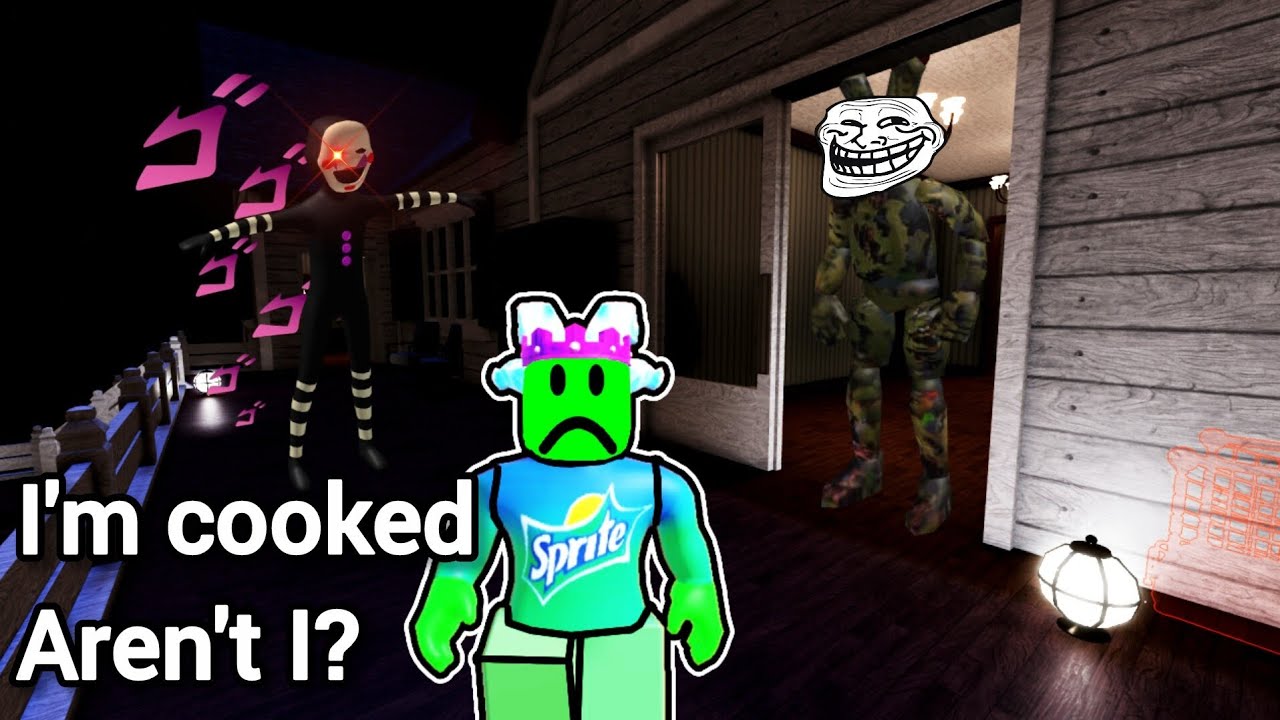 Five nights at haunted 2v8 FUNNY MOMENTS