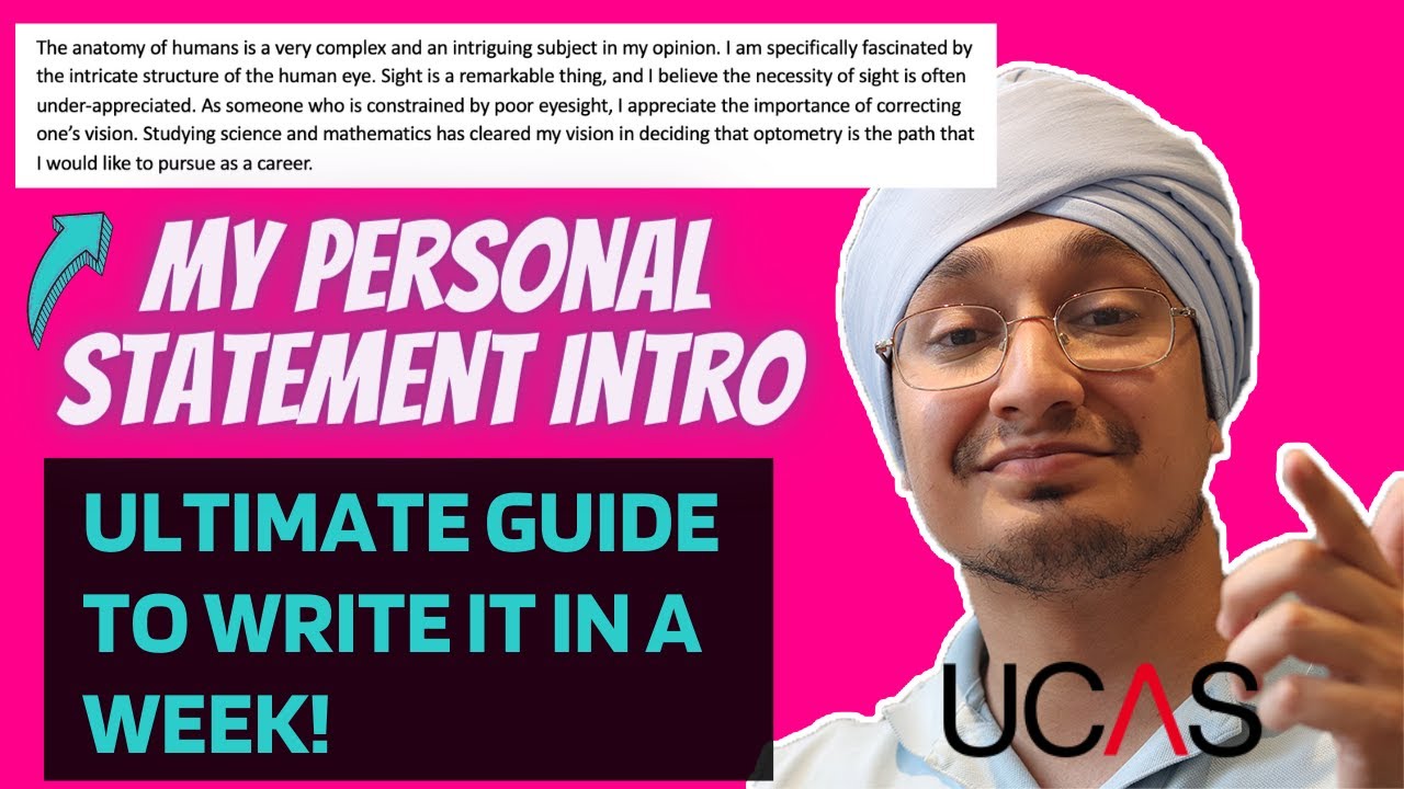 How to write a killer UCAS personal statement for uni (with real examples for optometry)!