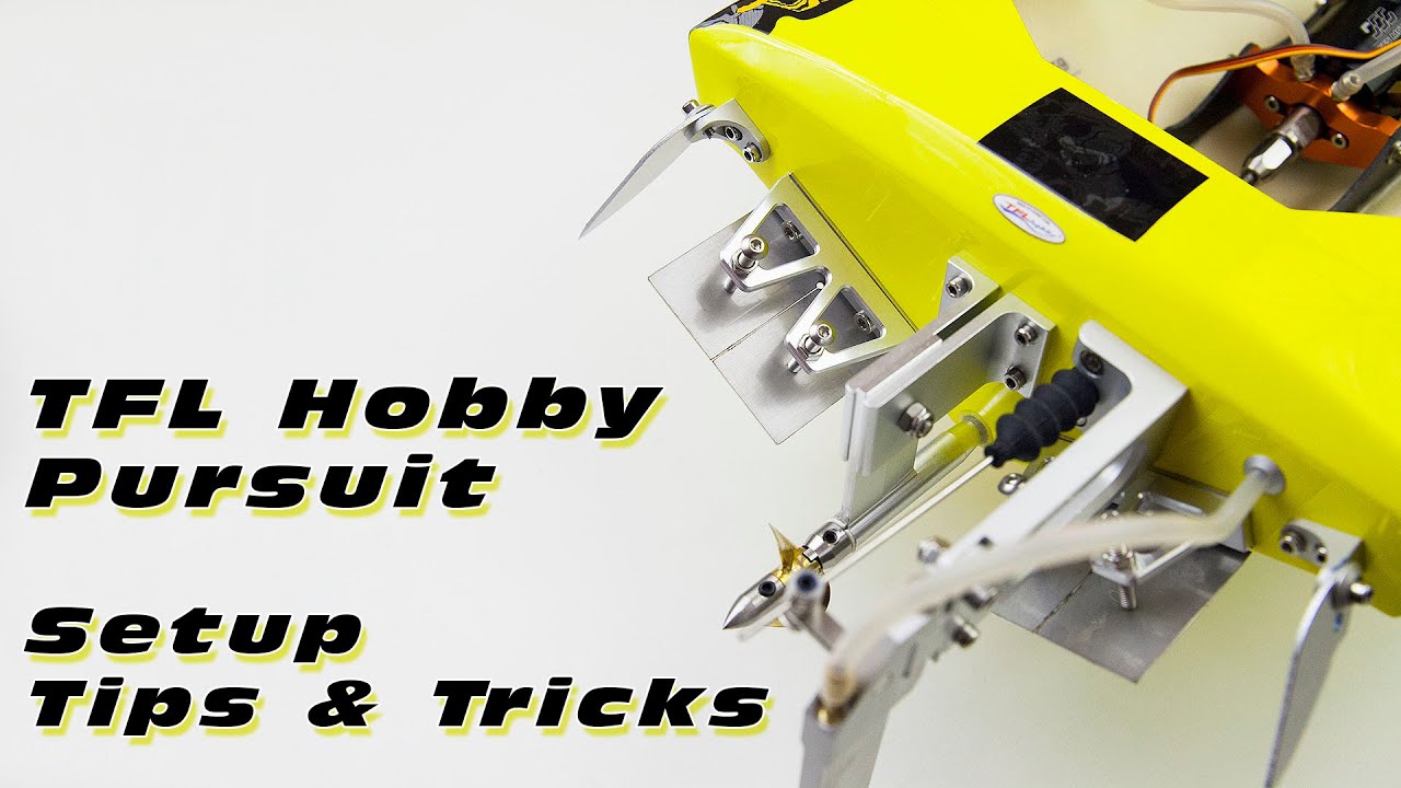 TFL Hobby Pursuit Speedboat - Setup Tips & Tricks :)