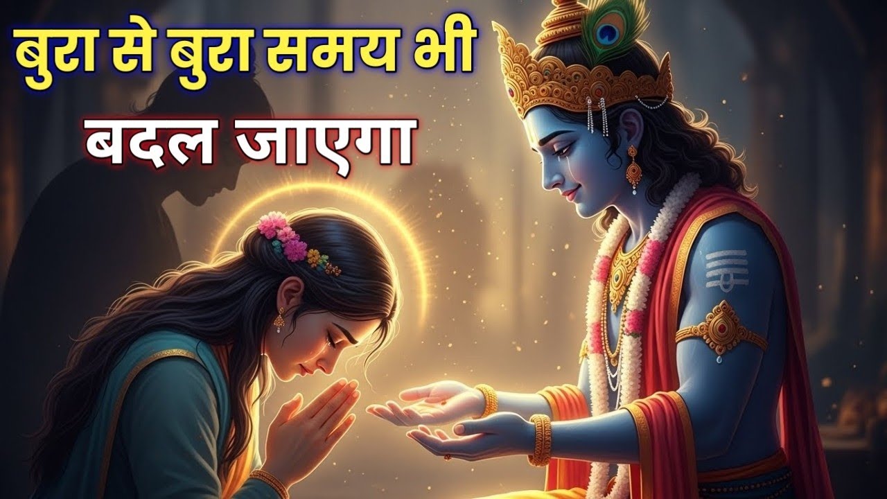 बुरा से बुरा समय भी बदल जाएगा।🕉️🚩 Krishna Motivation
