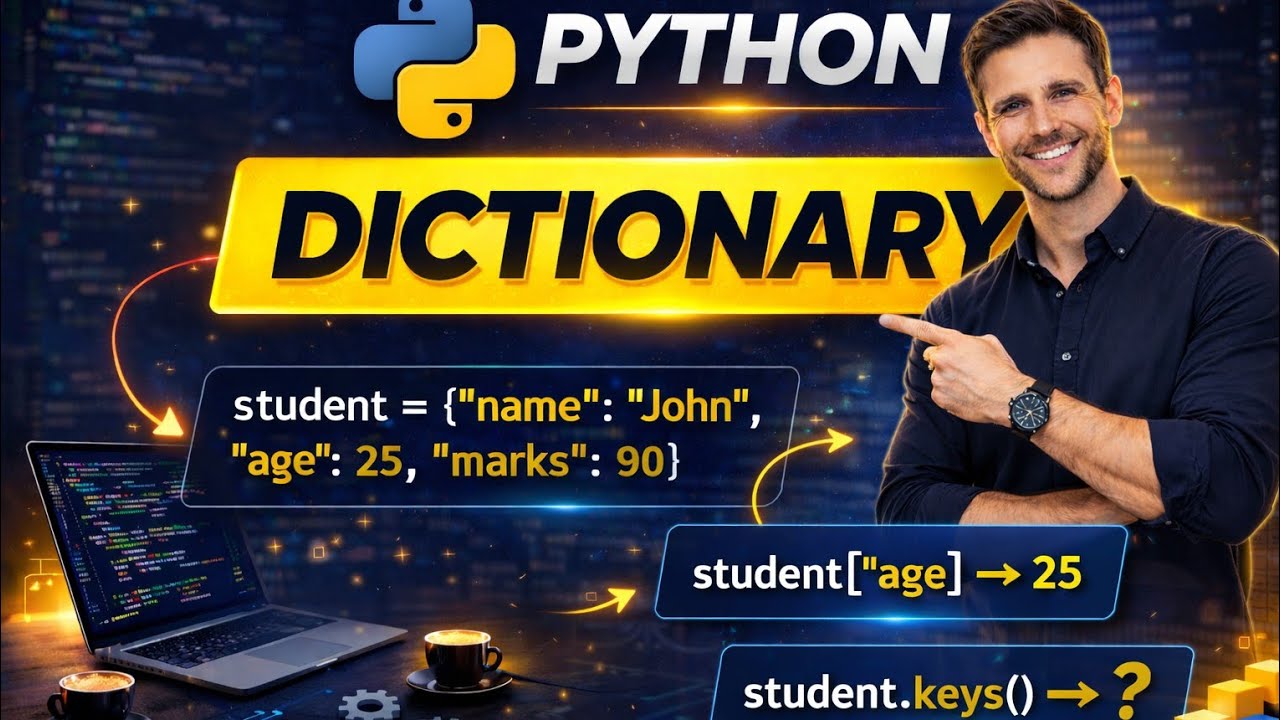 Python tutorial for beginners |  Python dictionary #beginnerprogramming 